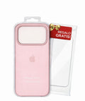 Funda de Silicona Premium para iPhone 17 Pro + Mica de Regalo | Tipo Original