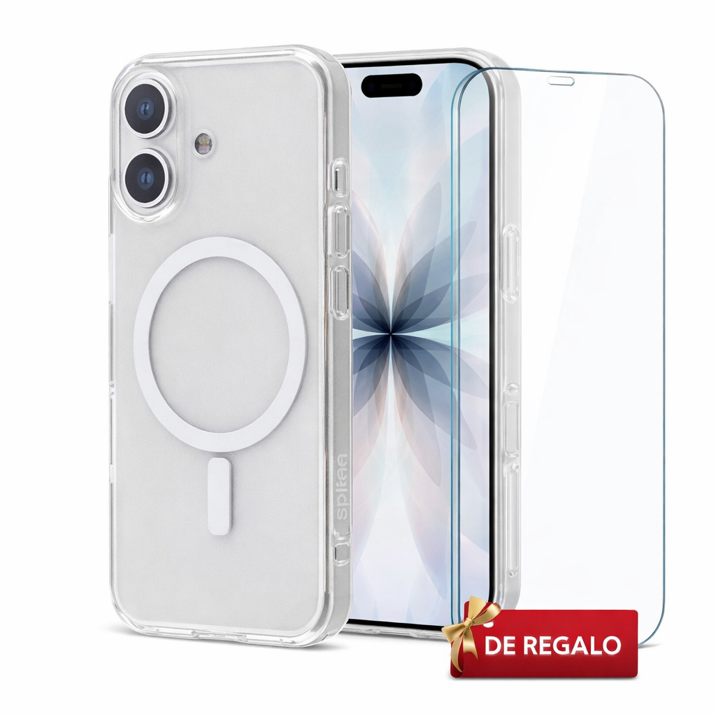 Funda Transparente iPhone 17 con MagSafe | Case Antigolpes + Mica 9D Gratis