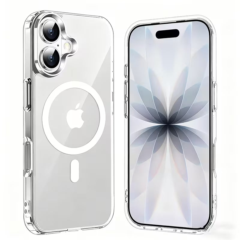 Funda Transparente iPhone 17 con MagSafe | Case Antigolpes + Mica 9D Gratis